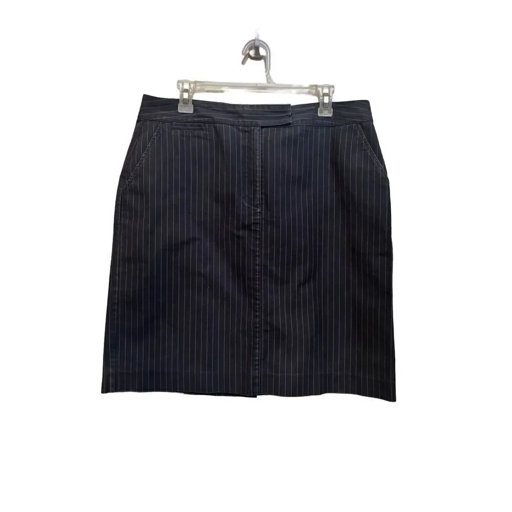 Talbots pin stripped skirt  stretch size 14